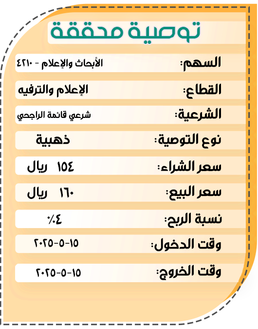 توصيات-ذهبية